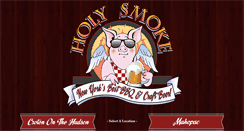 Desktop Screenshot of holysmokebbq.net