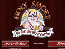 Tablet Screenshot of holysmokebbq.net
